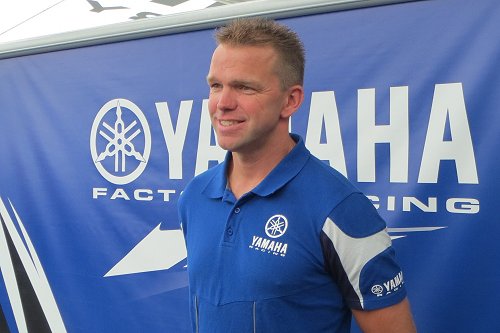 Frans Verhoeven met fabrieksteam van Yamaha in Dakar Rally 2013
